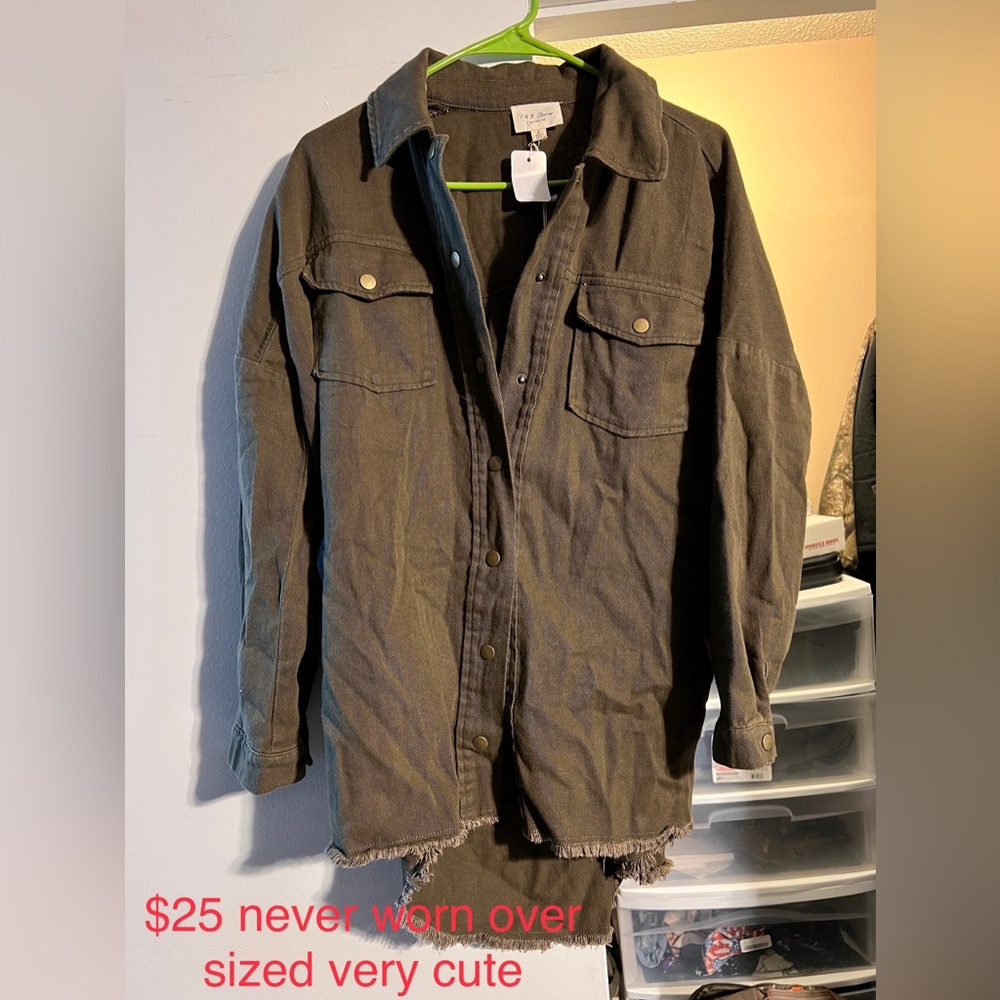 SOLD Over sized shacket